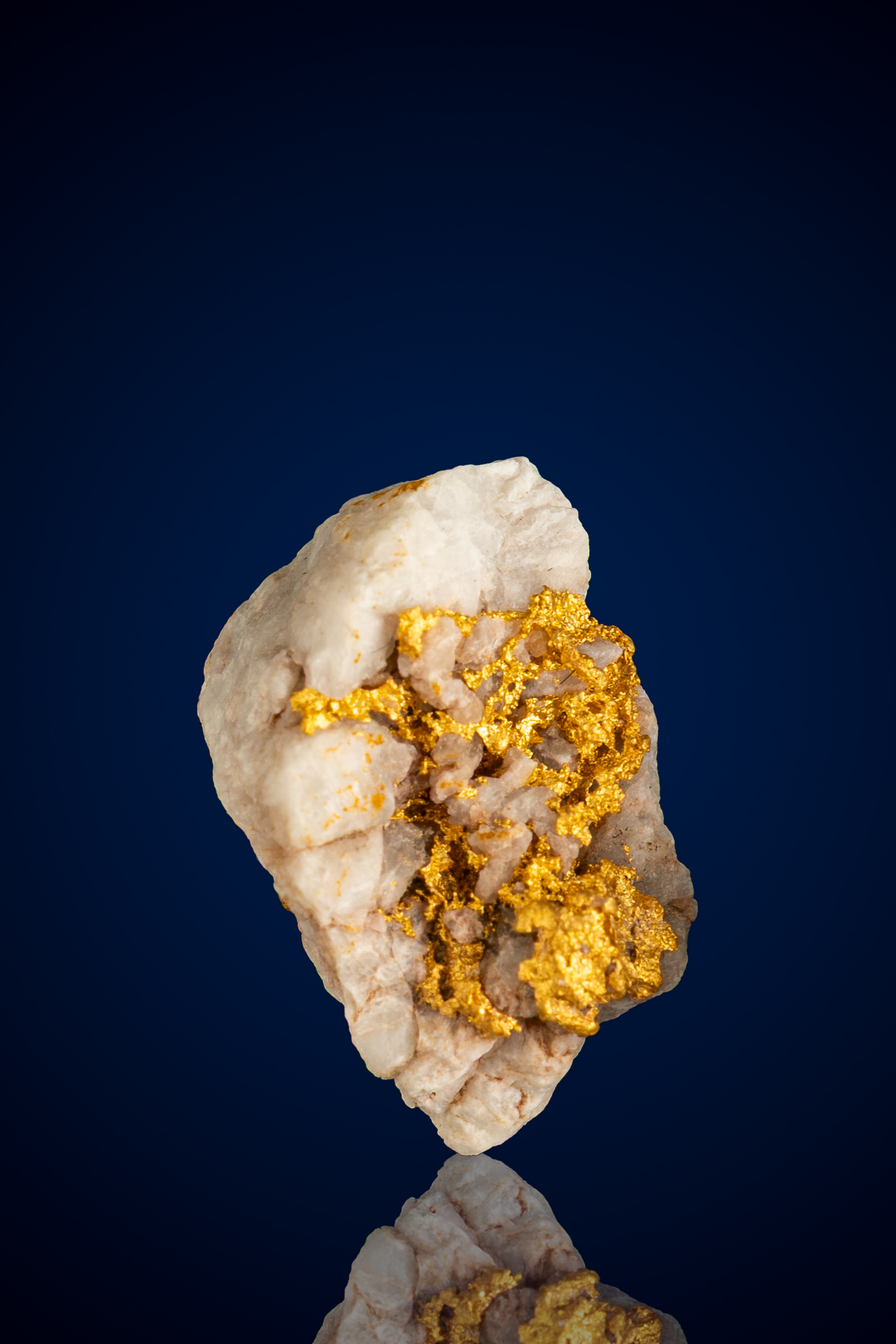 (image for) Stunning, Vivid Natural Gold Quartz Nugget - Alleghany Mining District, CA - 2.74 grams